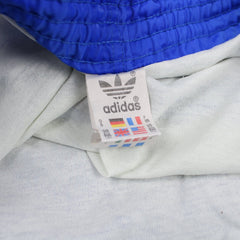 Adidas Retro Glanz Nylon Shorts - Farbe: RoyalBlue - Größe: L - VintageR2