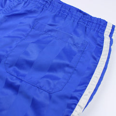 Adidas Retro Glanz Nylon Shorts - Farbe: RoyalBlue - Größe: L - VintageR2