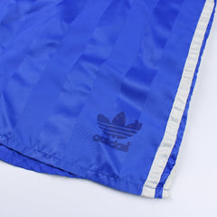 Adidas Retro Glanz Nylon Shorts - Farbe: RoyalBlue - Größe: L - VintageR2