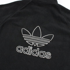 Adidas Trefoil Fleece Troyer - Farbe: Black - Größe: M - VintageR2