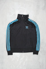 Adidas Trefoil glanz Jacke - Farbe: Black - Größe: S - VintageR2