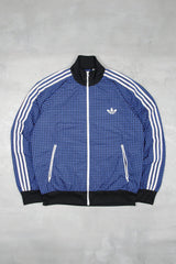 Adidas Trefoil Karierte Trainingsjacke - Farbe: RoyalBlue - Größe: XL - VintageR2
