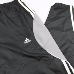 Adidas Vintage Baggy Glanz Trackpants - Farbe: Black - Größe: M - VintageR2