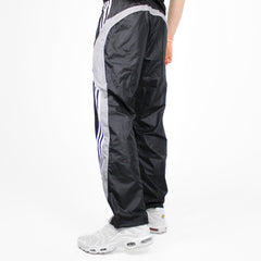 Adidas Vintage Baggy Glanz Trackpants - Farbe: Black - Größe: M - VintageR2