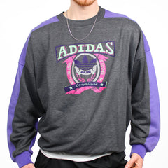 Adidas Vintage Boxxy Pullover - Farbe: Grey - Größe: XL - VintageR2