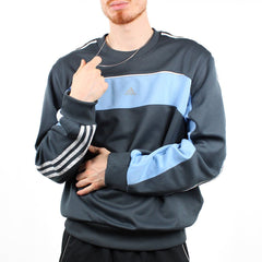 Adidas Vintage Firebird Sweater - Farbe: Grey - Größe: L - VintageR2