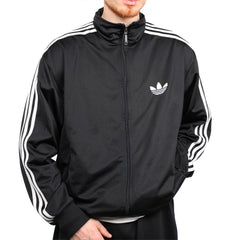Adidas Vintage Firebird Trainingsjacke in Schwarz Weiß Größe XS