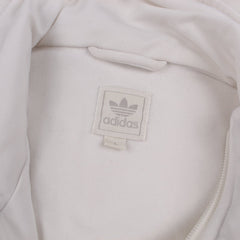 Adidas Vintage Firebird Trainingsjacke in Weiß Orange Größe L