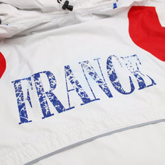 Adidas Vintage France Regenjacke - Farbe: White - Größe: XL - VintageR2
