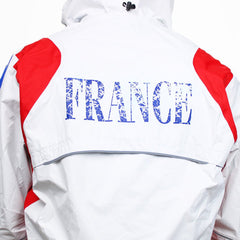 Adidas Vintage France Regenjacke - Farbe: White - Größe: XL - VintageR2