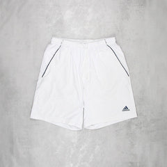 Adidas Vintage kurze Hose - Farbe: White - Größe: M - VintageR2