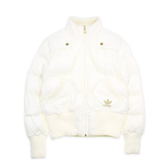 Adidas Vintage Pufferjacke - Farbe: White - Größe: M - VintageR2