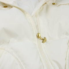 Adidas Vintage Pufferjacke - Farbe: White - Größe: M - VintageR2