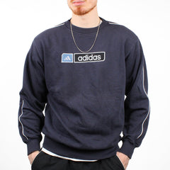 Adidas Vintage Pullover - Farbe: Navy - Größe: M - VintageR2