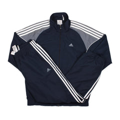 Adidas Vintage Tracksuit in Marineblau Größe L