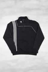 Adidas Vintage Troyer - Farbe: Black - Größe: L - VintageR2