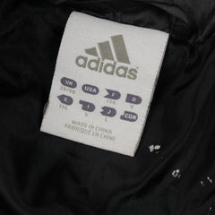 Adidas Vintage Winterjacke in Schwarz Weiß Größe M