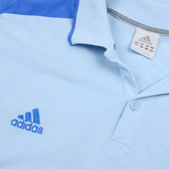 Adidas Vintage World Cup 2006 Polo Shirt - Farbe: LightSkyBlue - Größe: L - VintageR2