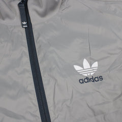 Adidas Windbreaker Jacket - Farbe: Grey - Größe: M - VintageR2