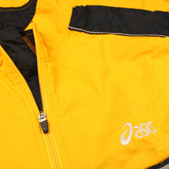 Asics Vintage Laufjacke - Farbe: Gold - Größe: S - VintageR2