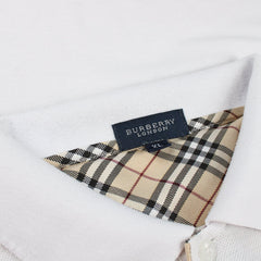 Burberry Vintage Polo Shirt - Farbe: White - Größe: XL - VintageR2