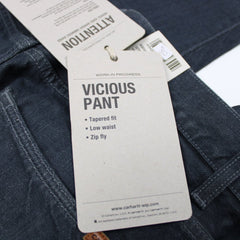 Carhartt Vicious Pant Slim-Fit - Farbe: Black - Größe: 34 - VintageR2
