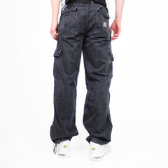 Carhartt Vintage Baggy Cargo Pants - Farbe: Black - Größe: XL - VintageR2