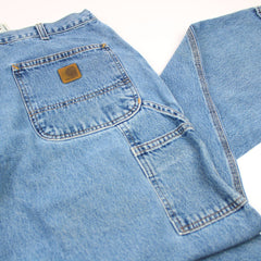 Carhartt Vintage Dungarre Fit Jeans - Farbe: LightSkyBlue - Größe: XL - VintageR2
