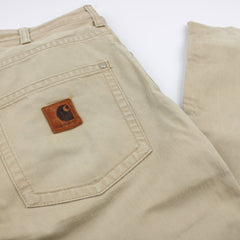 Carhartt Vintage Used Jeans - Farbe: Beige - Größe: L - VintageR2
