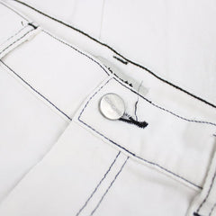 Carhartt WIP Armanda Pant Rigid Schwarze Naht - Farbe: White - Größe: M - VintageR2