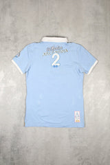Chief Keef Argentina Polo Shirt - Farbe: LightSkyBlue - Größe: S - VintageR2