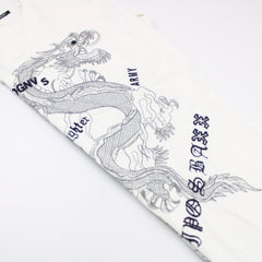 Cipo & Baxx Vintage Drachen Jeans - Farbe: White - Größe: L - VintageR2