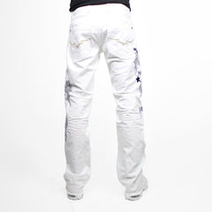 Cipo & Baxx Vintage Drachen Jeans - Farbe: White - Größe: L - VintageR2