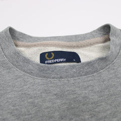 Fred Perry Basic Pullover - Farbe: Grey - Größe: M - VintageR2