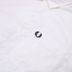 Fred Perry Bradley Wiggins Vintage Oxford Polo Shirt - Farbe: White - Größe: L - VintageR2