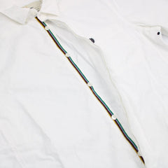 Fred Perry Bradley Wiggins Vintage Oxford Polo Shirt - Farbe: White - Größe: L - VintageR2