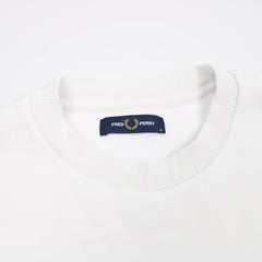 Fred Perry Crew Pullover - Farbe: White - Größe: M - VintageR2