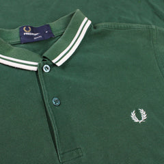 Fred Perry Polo Shirt - Farbe: Green - Größe: M - VintageR2