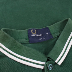 Fred Perry Polo Shirt - Farbe: Green - Größe: M - VintageR2