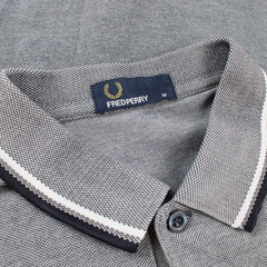 Fred Perry Polo T-Shirt - Farbe: Grey - Größe: M - VintageR2