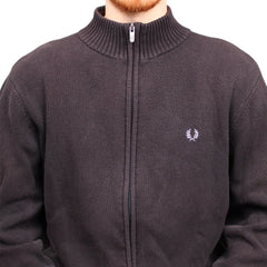 Fred Perry Vintage Strickpullover Troyer - Farbe: Peru - Größe: M - VintageR2