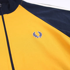 Fred Perry Vintage Trainingsjacke - Farbe: Orange - Größe: S - VintageR2