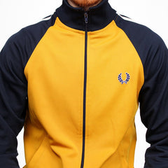 Fred Perry Vintage Trainingsjacke - Farbe: Orange - Größe: S - VintageR2