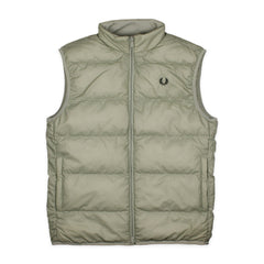 Fred Perry Weste in Oliv Größe M