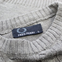 Fred Perry Zopfmuster Pullover