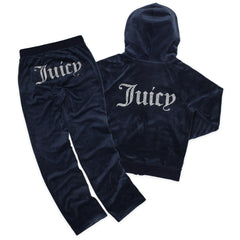Juicy Couture Tracksuit in Marineblau Größe S