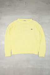 Lacoste Knit Sweater - Farbe: Gold - Größe: M - VintageR2