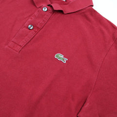 Lacoste Polo Shirt - Farbe: Red - Größe: M - VintageR2