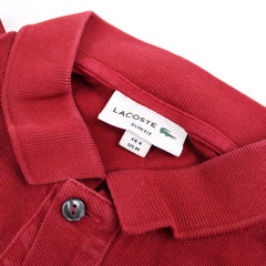 Lacoste Polo Shirt - Farbe: Red - Größe: M - VintageR2