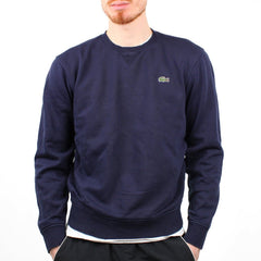 Lacoste Sport Basic Sweater - Farbe: Navy - Größe: M - VintageR2
